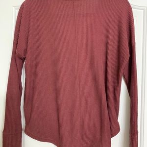 Burgundy long sleeve